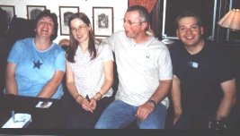 left to right: Ca Harry,Rachael Rhoades,Kevin Harry,Michael Bailey